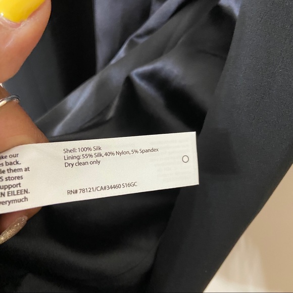 EILEEN FISHER Georgette Crepe Jacket - Picture 7 of 8